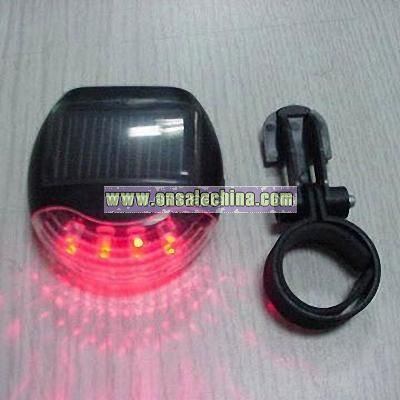 Waterproof Solar Tail Light for Bicycle