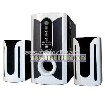 2.1ch Multimedia Speakers with USB and Card Reader