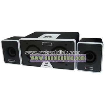 2.1CH PC Speaker with USB Hub Built-In