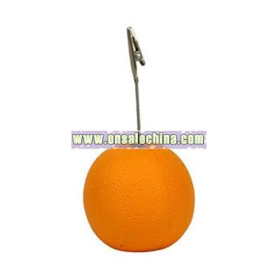 Orange Memo Holder