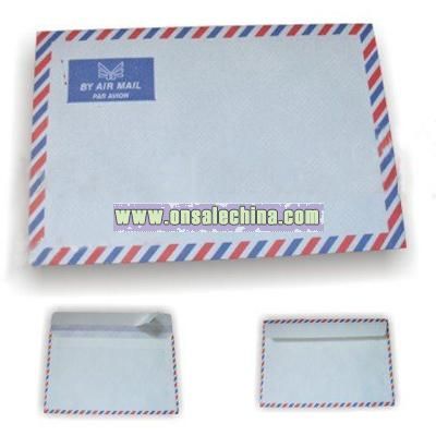 C6 strand Air Mail & secrecy envelope with peel and seal
