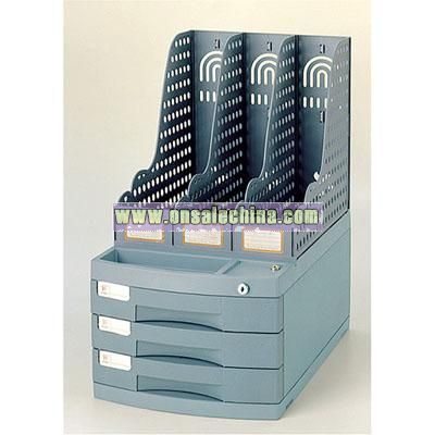 3 Layer Deluxe integrated File Cabinet