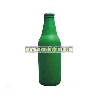 Beer bottle stress reliever