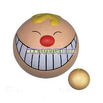 Funny face designed stress ball