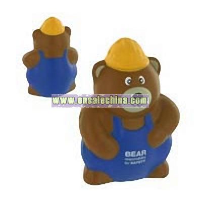 Construction Bear Stress Ball