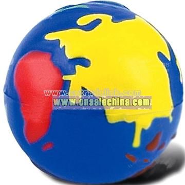 Multi-Color Globe Stress Ball