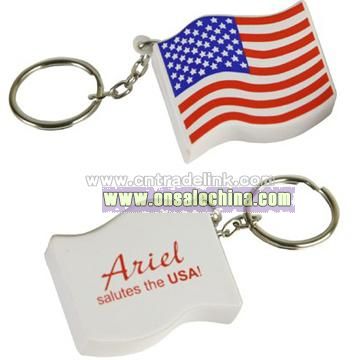 US Flag Key Chain Stress Balls