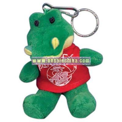 Alligator shape stuffed animal with Key chain