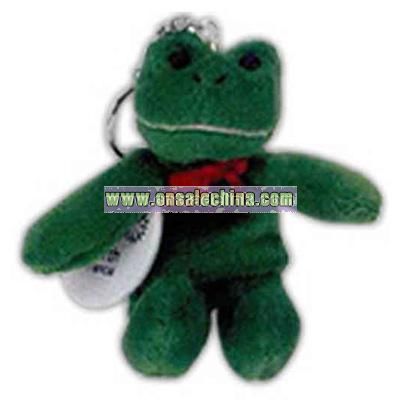 Light green frog animal toys with Keychain
