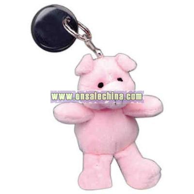 Pig shape stuffed animal with Key chain