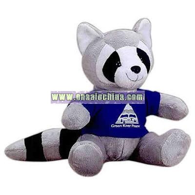 Stuffed Racoon with t-shirt