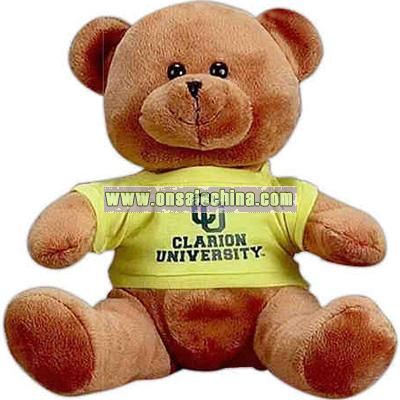 Brown Stuffed bear with t-shirt