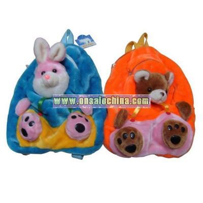 Animals Plush Backpack