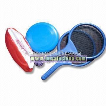 Beach Tennis Racquet with Plastic Handle