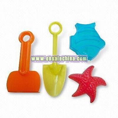 Beach Toy in Vivid Colors for Child Playing with Sand on Beach