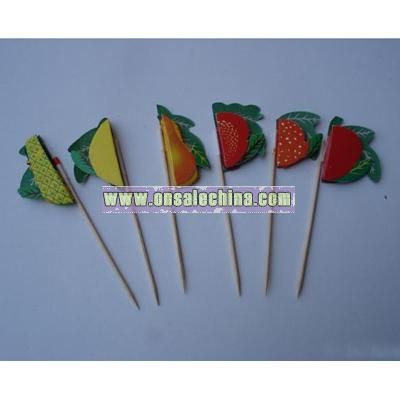Fruit shape toothpicks