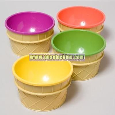 Jumbo Ice Cream Cone Cup Bowl