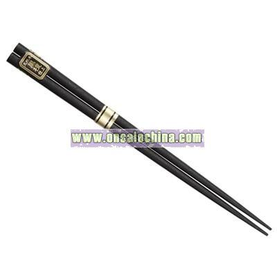 Black Natural Wood Chopsticks