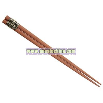 Medium Brown Natural Wood Chopsticks