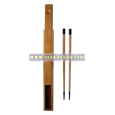Bamboo Chopstick Case Set