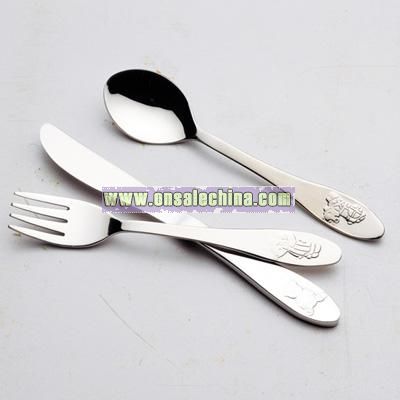 Stainless Steel Children Cutlery Set