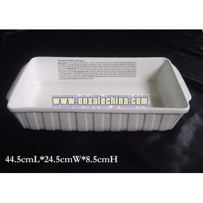 Durable Porcelain Tray
