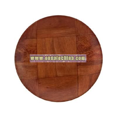 Wovenwood circular plate 6