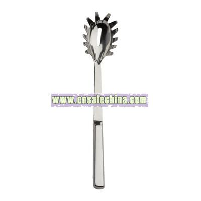 Hollow handle pasta server stainless steel