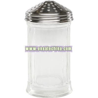 Paneled glass sugar shaker
