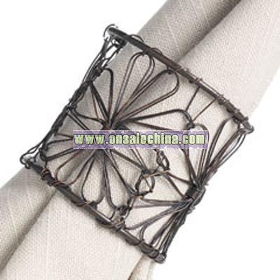 Wire Flower Napkin Ring