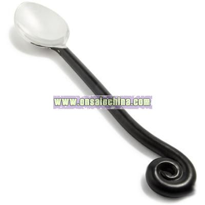 Swirl-Handled Appetizer Spoon