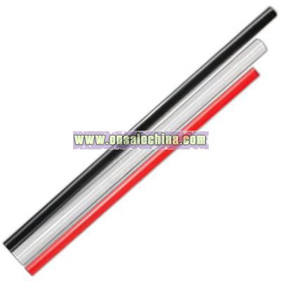 Solid or translucent straws