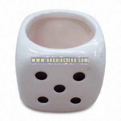 Dice Toothpicker Holder with Material of Ceramic