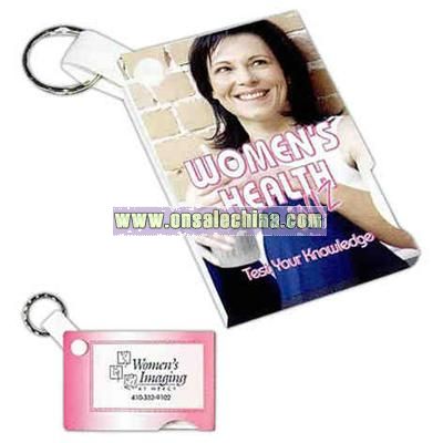 Women's health key tag