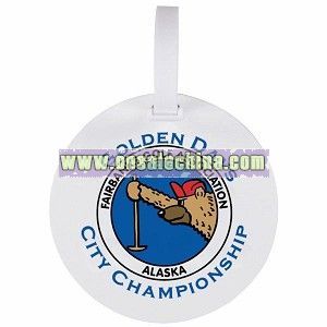 Round Bag Tag With Strap