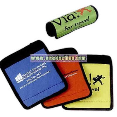 Promotional Soft Neoprene Handle Wrap With Velcro Closure For Luggage
