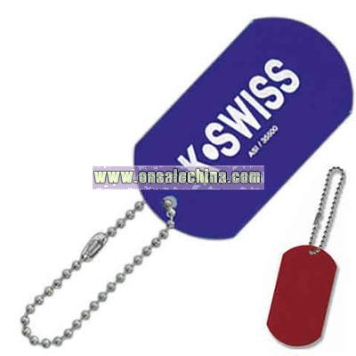Promotional Colored Anodized Aluminum Dog Tag Key Tag