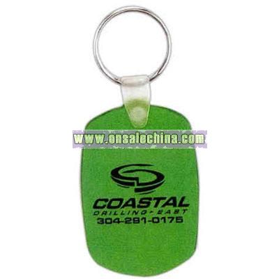 Promotional Oval Soft Squeezable Key Tag