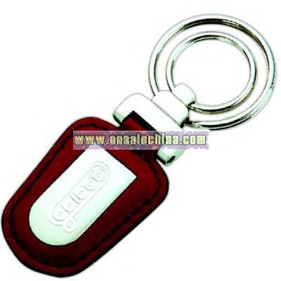 Promotional Arch With Leather Back - Key Tags