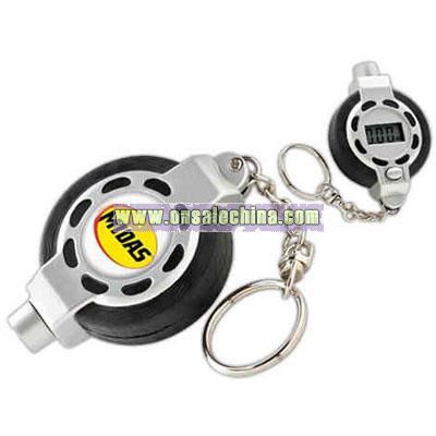Promotional Digital Tire Gauge With Key Tag