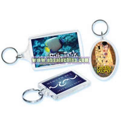 Promotional Small Rectangle - Acrylic Key Tag
