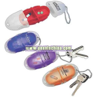 Promotional Pocket Pill Compartment Key Tag