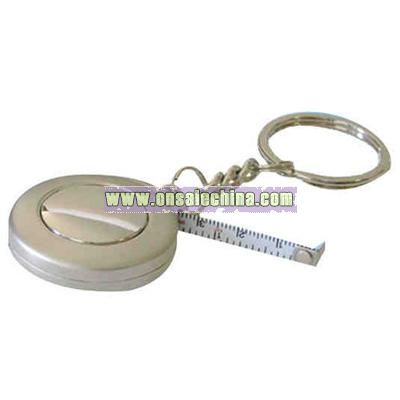 Metal tape measure keyring