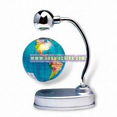 Electro-manetic Floating Globe with Suspension Technology