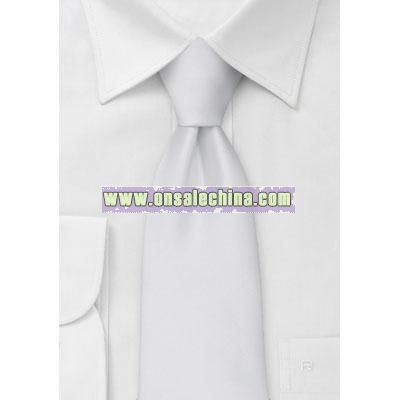 Bright White Kids Necktie