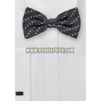 CLassy Silk Bow Tie with Matching Pocket Square