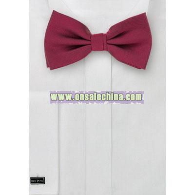 Red Bow Tie & Mathing Pocket Square