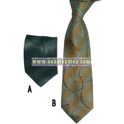 silk woven necktie