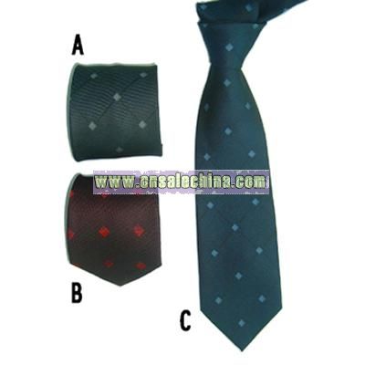 polyester woven necktie