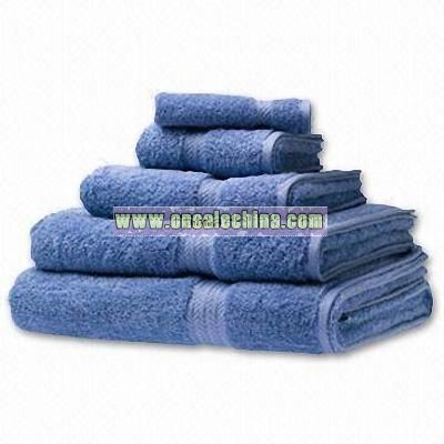 Bamboo Fiber and Cotton Solid Towel Set